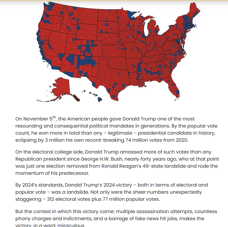 USA 2024 Election Red vs Blue
